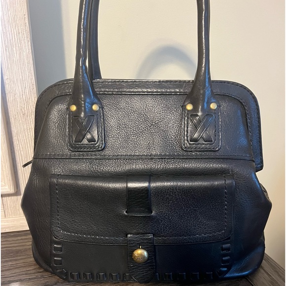 Coach Handbags - Coach 11373 Thompson Legacy Laced Top Handle Tote navy blue  Pebbled Leather